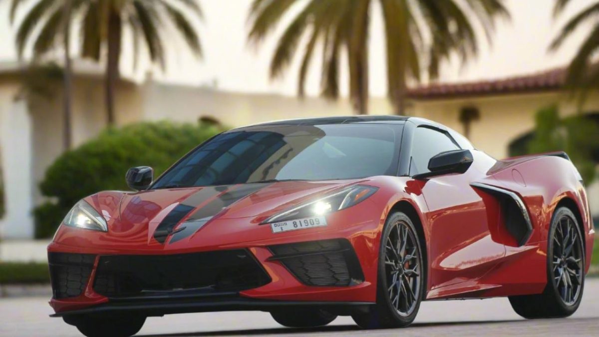 Corvette red 2025