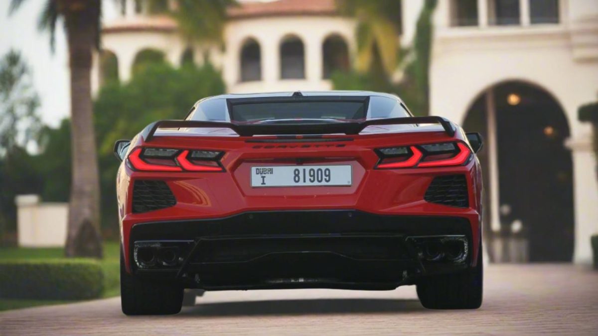 Corvette red 2025